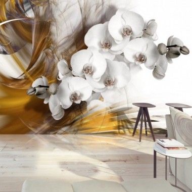 Fotomurale - Orchidea nel fuoco - 100x70
