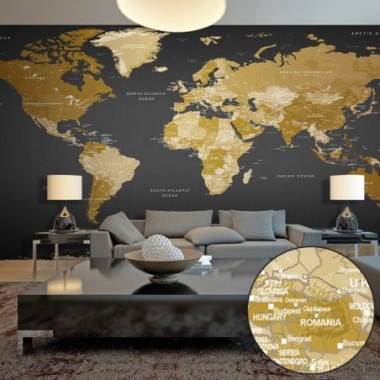 Fotomurale XXL - World Map: Modern Geography II -...