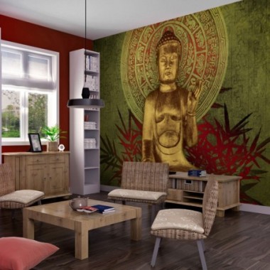 Fotomurale - Buddha dorato - 250x193