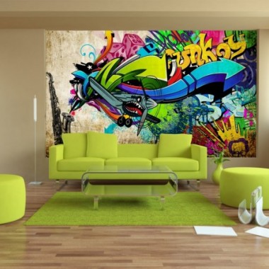 Fotomurale adesivo - Funky - graffiti - 294x210