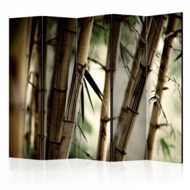 Paravento - Fog and bamboo forest II [Room Dividers]...