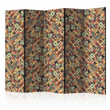 Paravento - Rainbow Mosaic II [Room Dividers] - 225x172