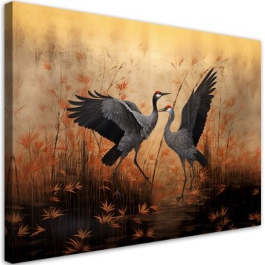 Canvas print, Crane Nature Birds - 60x40