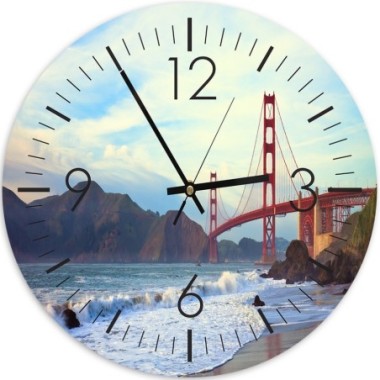 Orologio da parete, Ponte del Golden Gate - 40x40