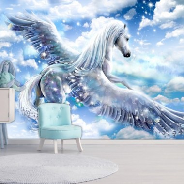 Fotomurale - Pegasus (Blue) - 200x140