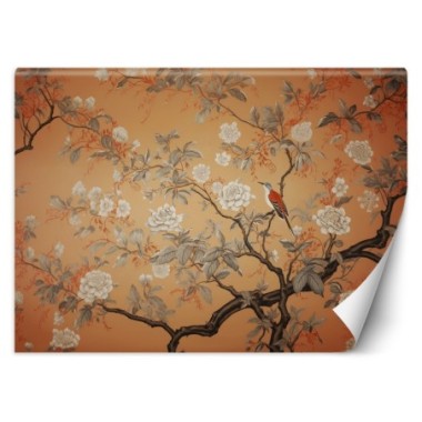 Wallpaper, Bird Tree Chinoiserie - 150x105