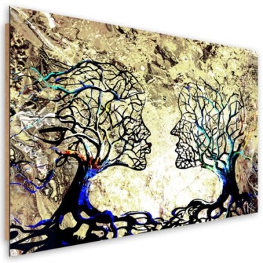 Quadro deco panel, Kiss Tree Love Abstraction - 100x70