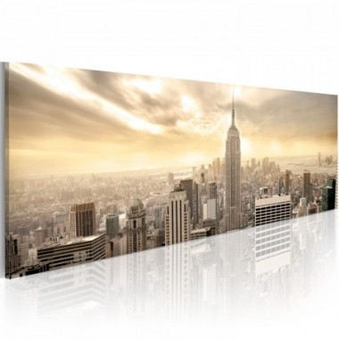 Quadro - New York City among the clouds - 120x40