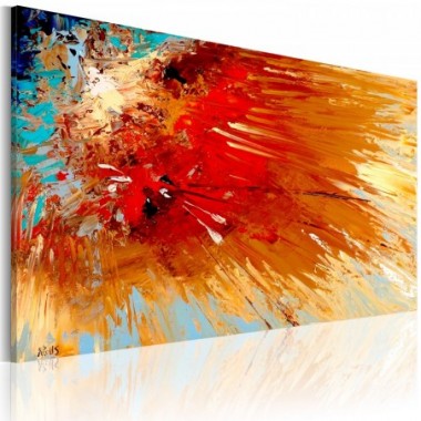 Quadro dipinto - Esplosione - 90x60