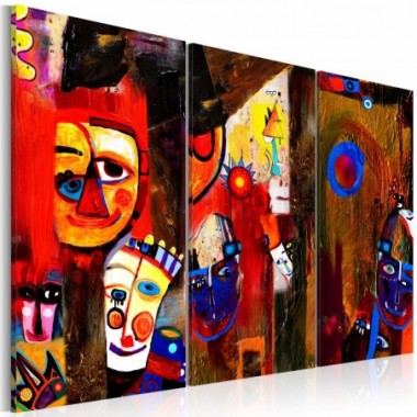 Quadro dipinto - Abstract Carnival - 120x80