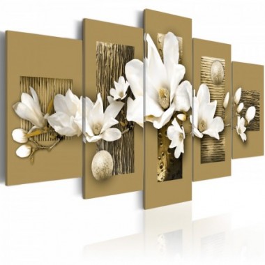 Quadro - Giardino di magnolie - 100x50