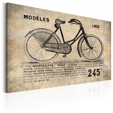Quadro - N° 1245 - Bicyclette  - 90x60
