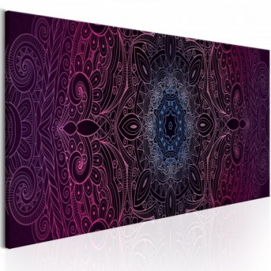 Quadro - Purple Mandala - 150x50