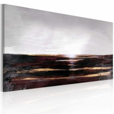 Quadro dipinto - Oceano nero - 120x60