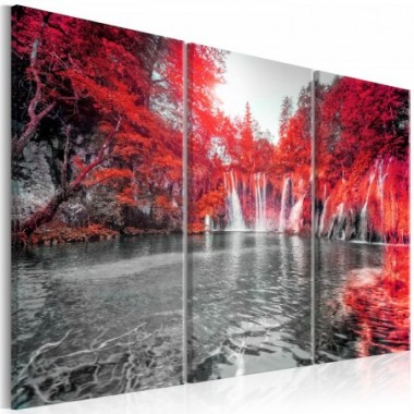 Quadro - Waterfalls of Ruby Forest - 120x80