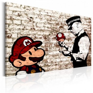 Quadro - Banksy: Torn Wall - 90x60