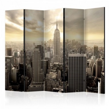 Paravento - Light of New York II [Room Dividers] -...